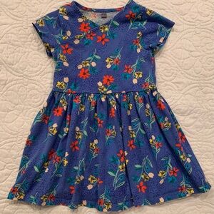 Short Sleeve Wrap Neck Dress by Tea Collection